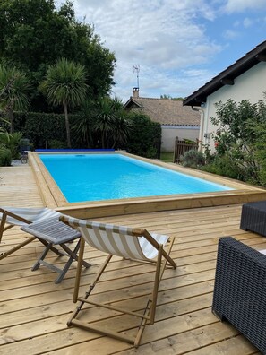 A heated pool - 5 minutes from the beach (Gujan-Mestras)