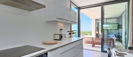 Microwave, oven, dishwasher, highchair