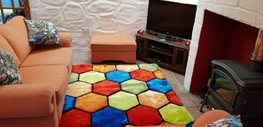 TV, fireplace, DVD player, books -   Traditional stradbally country cottage in village location close to beach  (Stradbally)