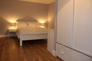 2 bedrooms, iron/ironing board, travel crib, WiFi
