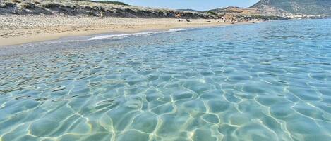 Una spiaggia nelle vicinanze