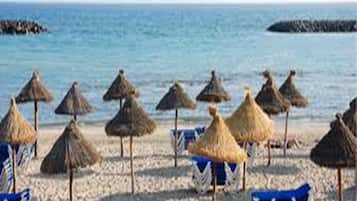 Accommodatie ligt op het strand