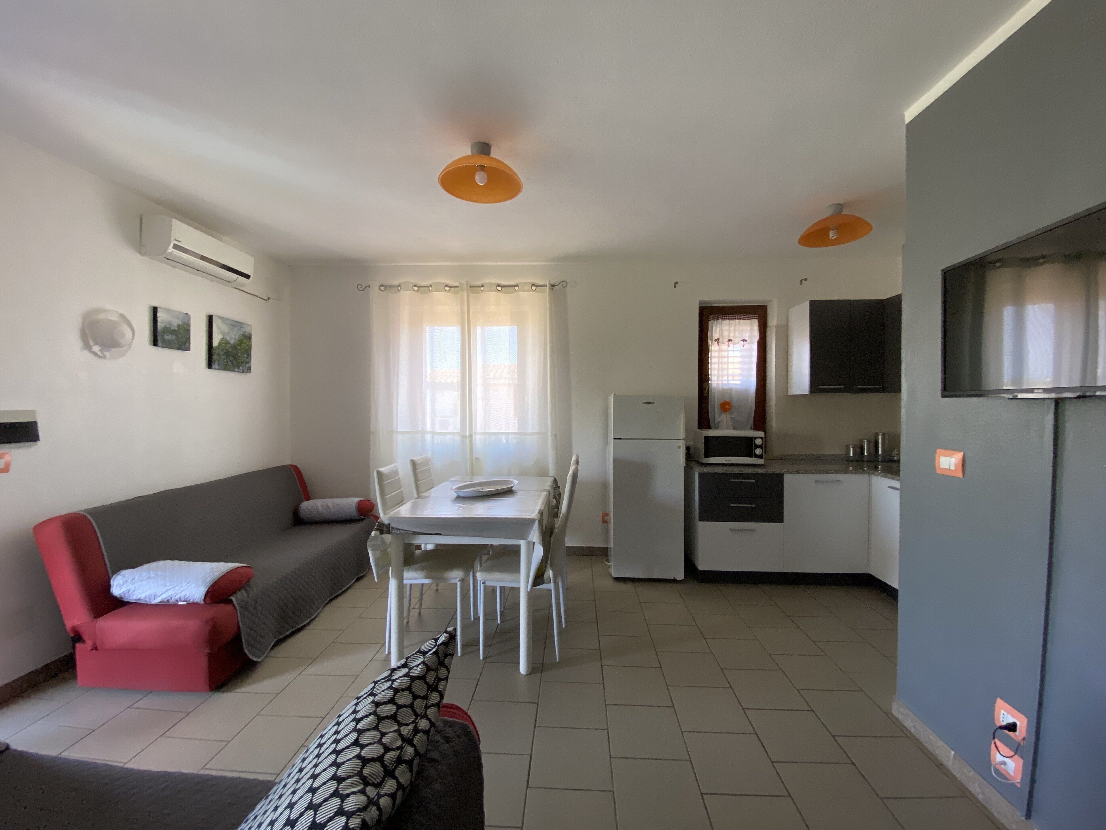 Two-room apartment 2, 350 meters from the beach