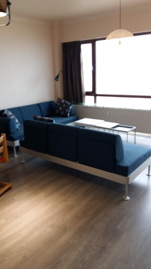 Fernseher, Bücher, Musikbibliothek, Stereoanlage