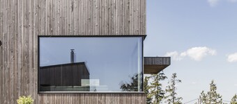Exclusive architectural house in archipelago