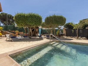 Pool - Stunning private villa for 8 guests with WIFI, private pool, TV, patio and pets allowed (Calonge)