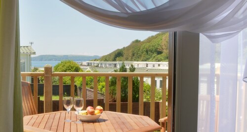Luxury Lodge, South Devon Coast nr Plymouth, à 200m de la plage + piscine intérieure chauffée,
