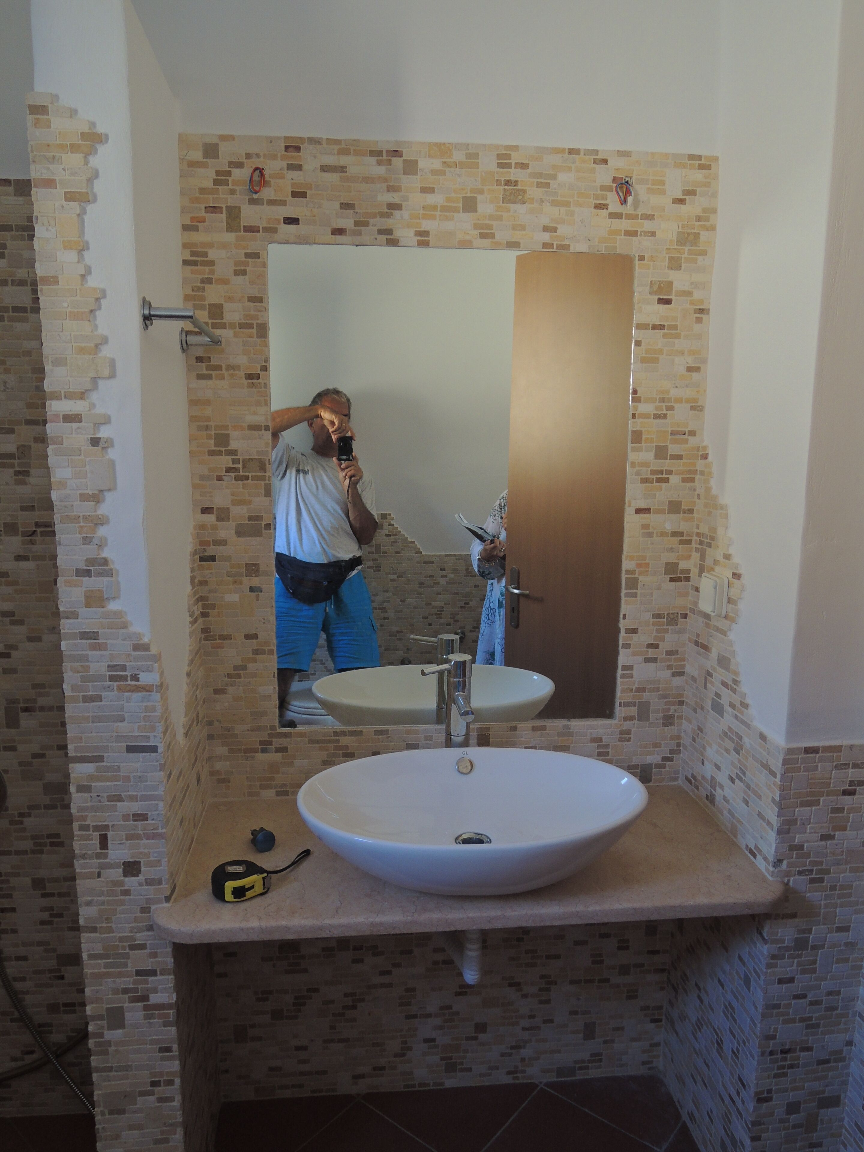 independent villa with splendid view and beach below