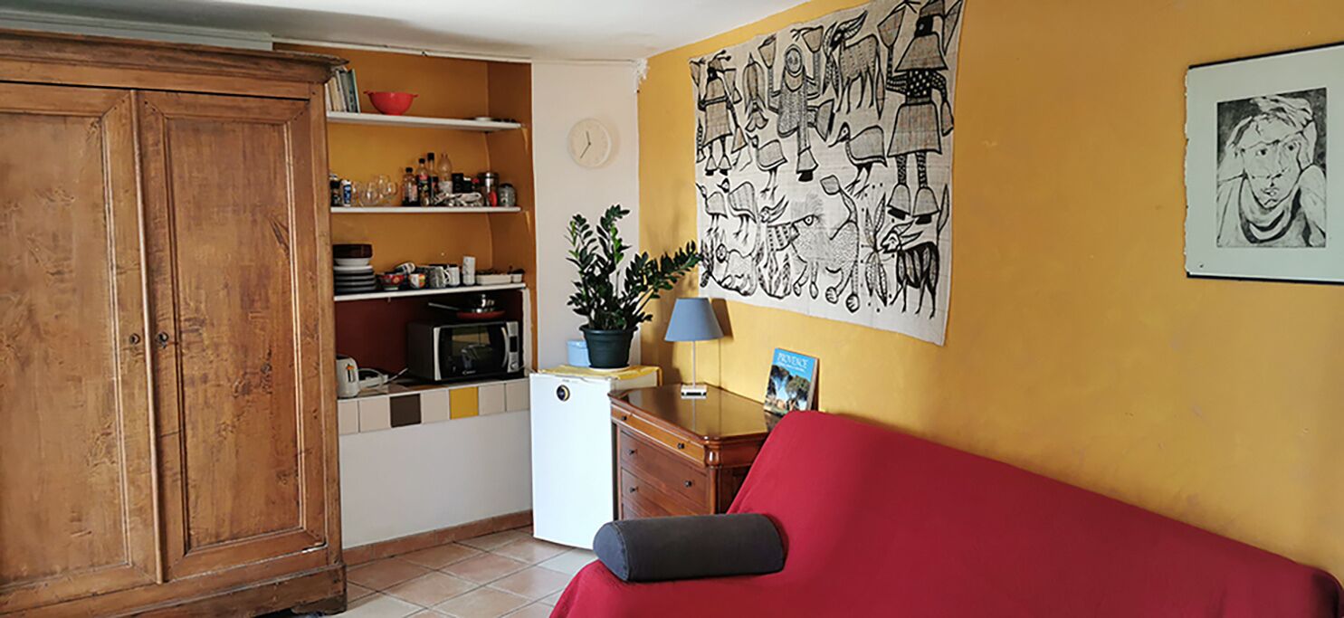 Large south facing terrace with stunning views over bay of Marseille