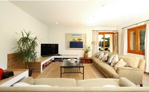 Smart TV, video game console, Netflix, DVD player