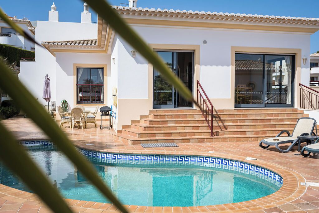 Relaxing pool, terrace and gardens
