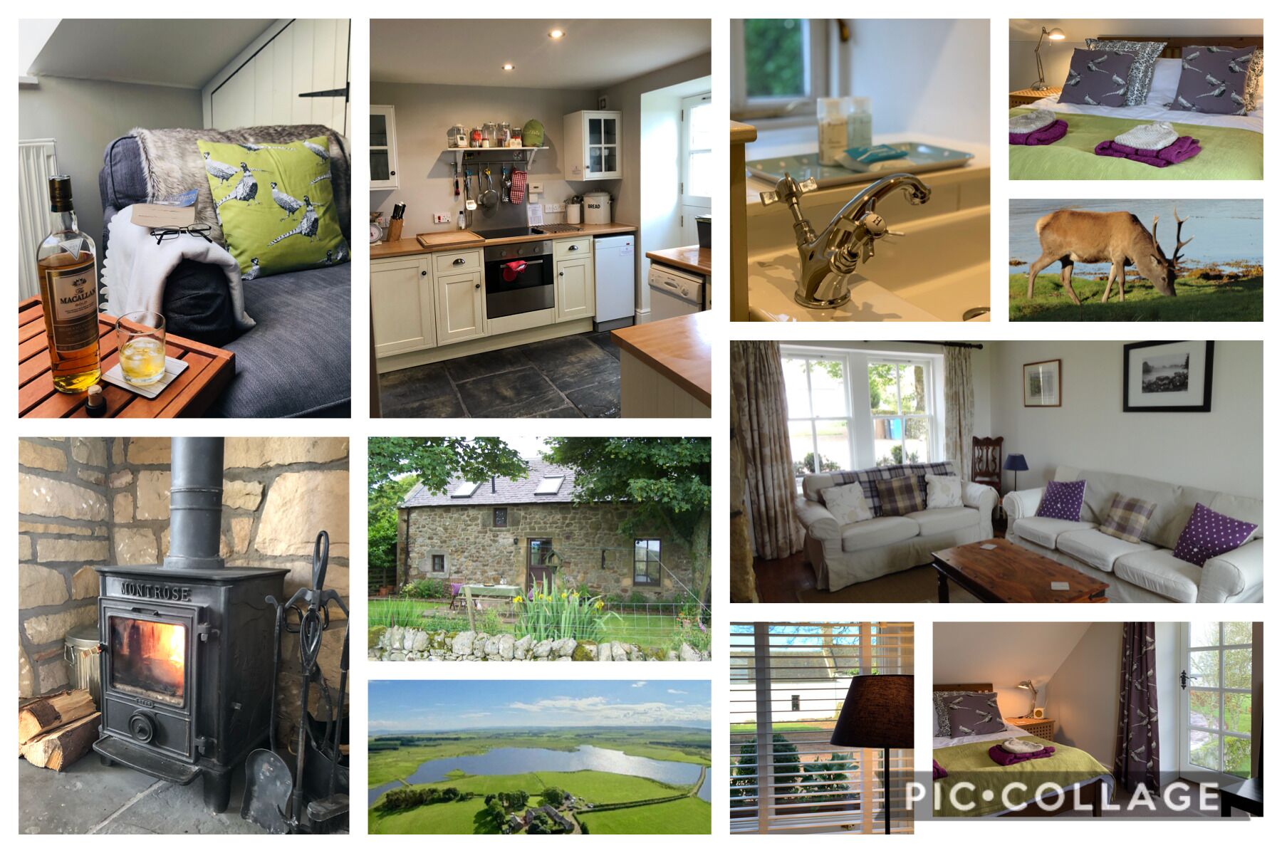 Rural Cottage With Beautiful Loch And Hill Views nr Edinburgh