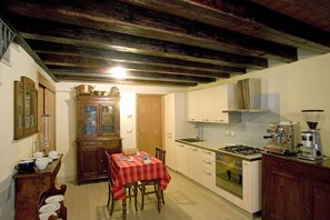 Fridge, coffee/tea maker, electric kettle