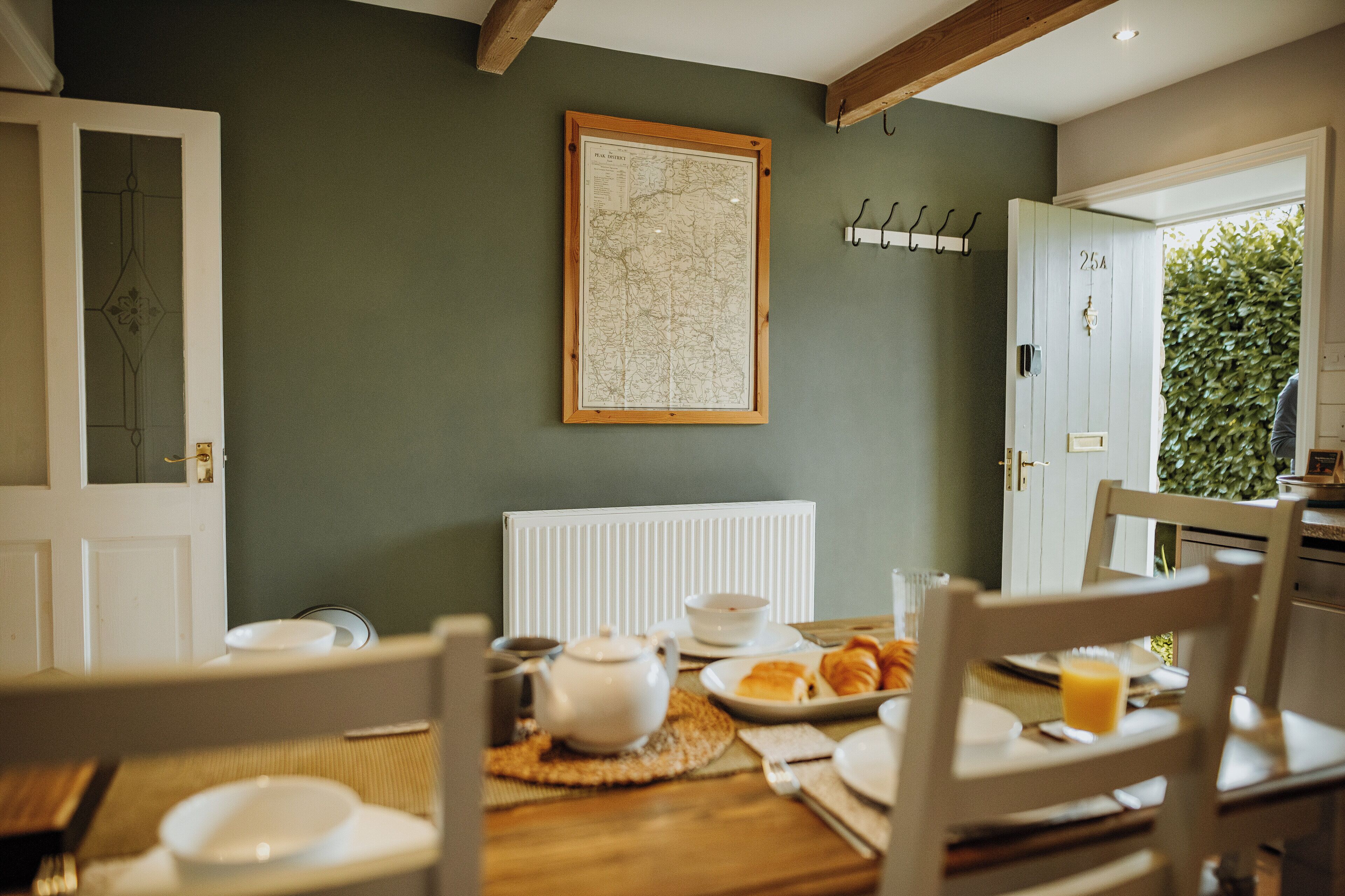 Dining area with direct private access.