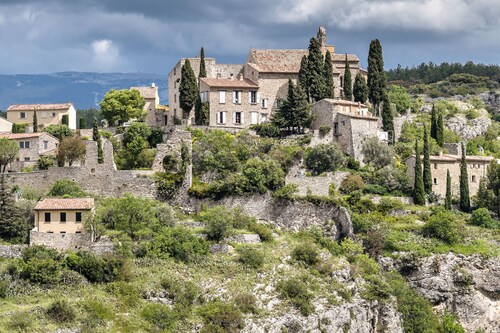 VENTOUX - LUBERON Large Mas for 20 people - Superb panoramic heated swimming pool