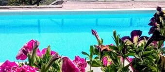 Belle ferme dans les oliveraies avec piscine et vue imprenable