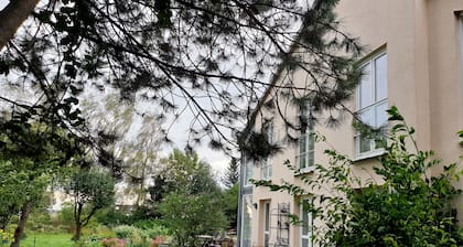 Großzügige Haushälfte im Osten Münchens mit Alpenblick