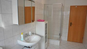 Towels, soap, toilet paper