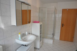 Towels, soap, toilet paper