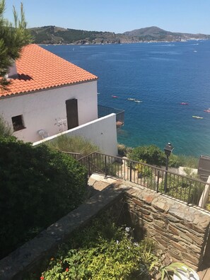 Property grounds - Very nice house right by the sea with a wonderful panorama!  (Banyuls-Sur-Mer)