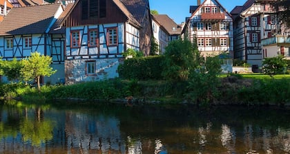 Historic Gerberhaus - Romantic with Sauna, fireplace, handmade furniture, wifi
