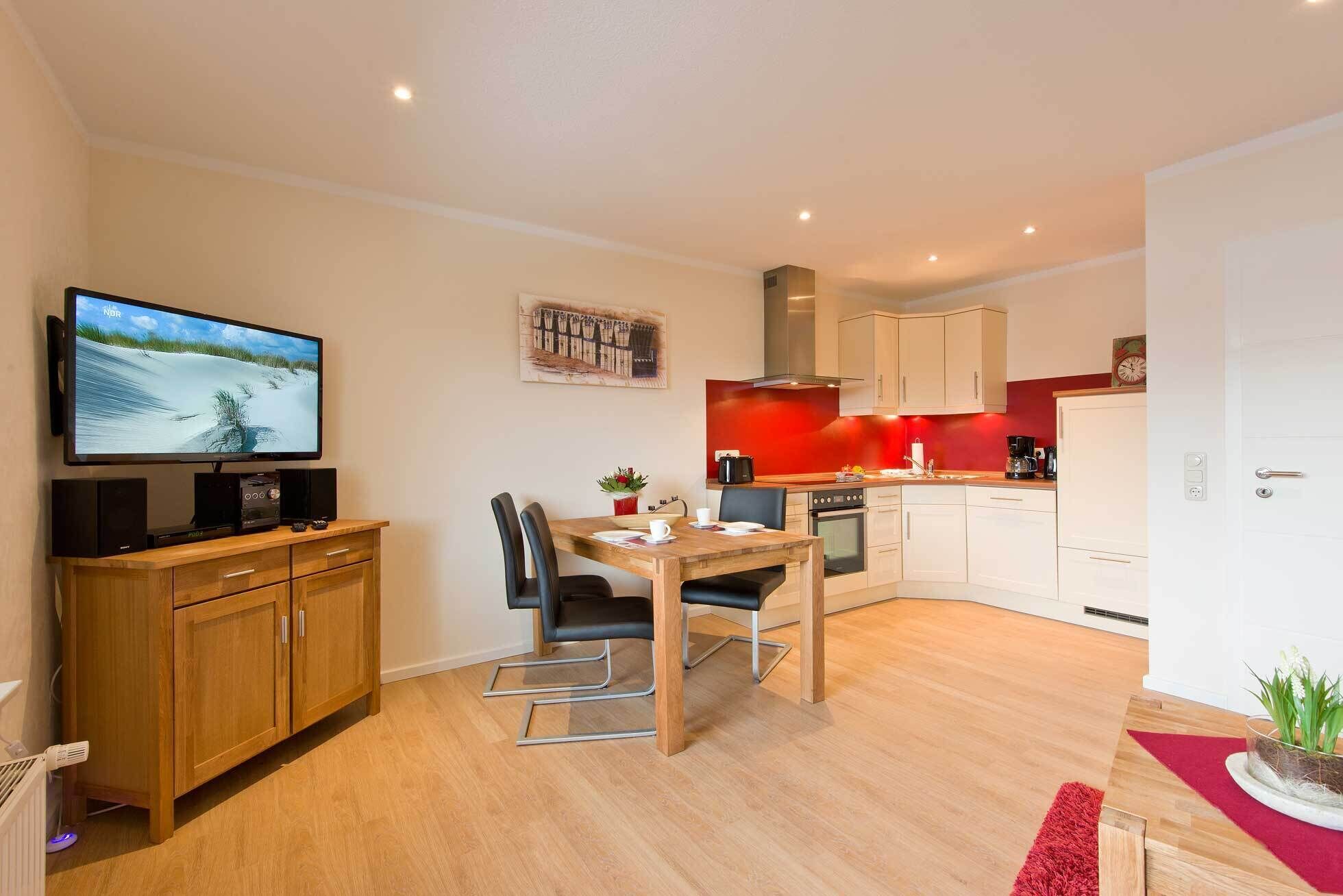 High quality apartment, Büsum, W-Lan, 200m to the beach, 300m to the center, promenade