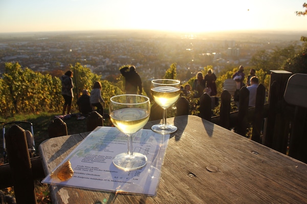 Unser Tipp: Abendspaziergang auf unseren Weinberg mit Kirchberghäuschen