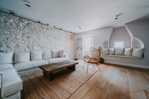 Télévision, cheminée, lecteur de DVD, médiathÚque