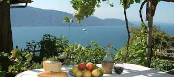 Fh Casa Muslone, have, terrasse, udsigt over søen, gratis trådløs internetadgang, 100m², 6 personer