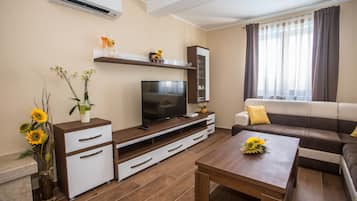 TV, fireplace, stereo