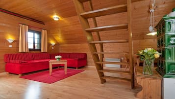 Fernseher, Kamin