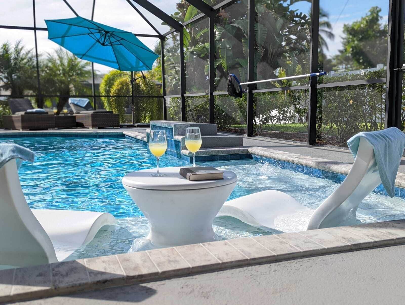 Piscine chauffée