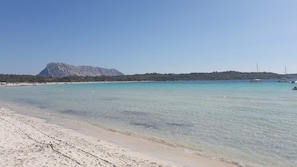Plage à proximité, chaises longues