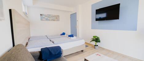 1 bedroom, iron/ironing board, travel crib, free WiFi