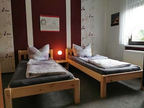 1 soveværelse, weekendseng, sengetøj