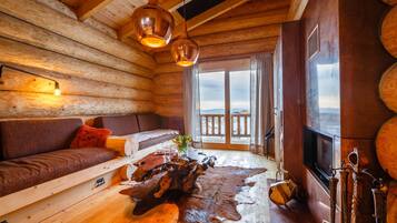 Lareira, aparelho de som