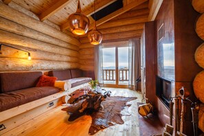 Fireplace, stereo