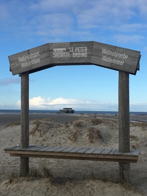 Vue sur la plage/l’océan