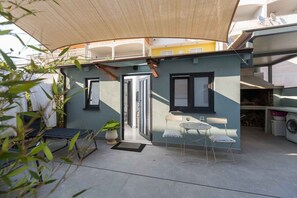 Outdoor dining - Studio with air conditioning and terrace (Funtana)