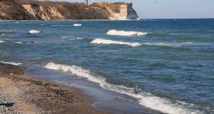 Very nice house in Breege between the Baltic Sea and the Bodden with sauna and fireplace