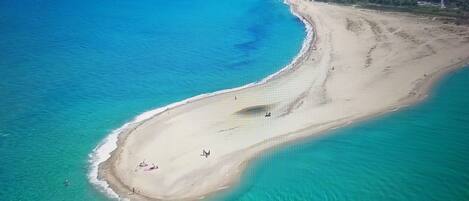 Sun loungers, beach towels