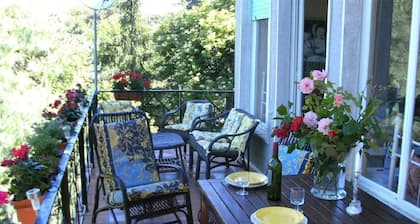 Villa with a stunning view of the Mediterranean Sea & sea alps, pets welcome.