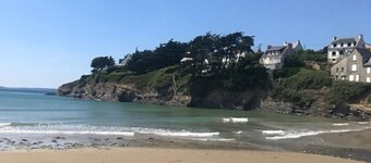 Hytte 4p med hage Saint-Nic Centre nær Crozon-halvøya, 