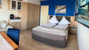 1 Schlafzimmer, Zimmersafe, Bügeleisen/Bügelbrett, Reisekinderbett