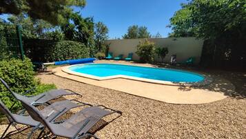 Piscina externa, piscina aquecida