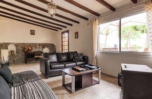 Televisión, chimenea
