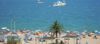 Waterfront in Fréjus-Plage, beautiful view, air conditioning, WIFI, 4 / 6p