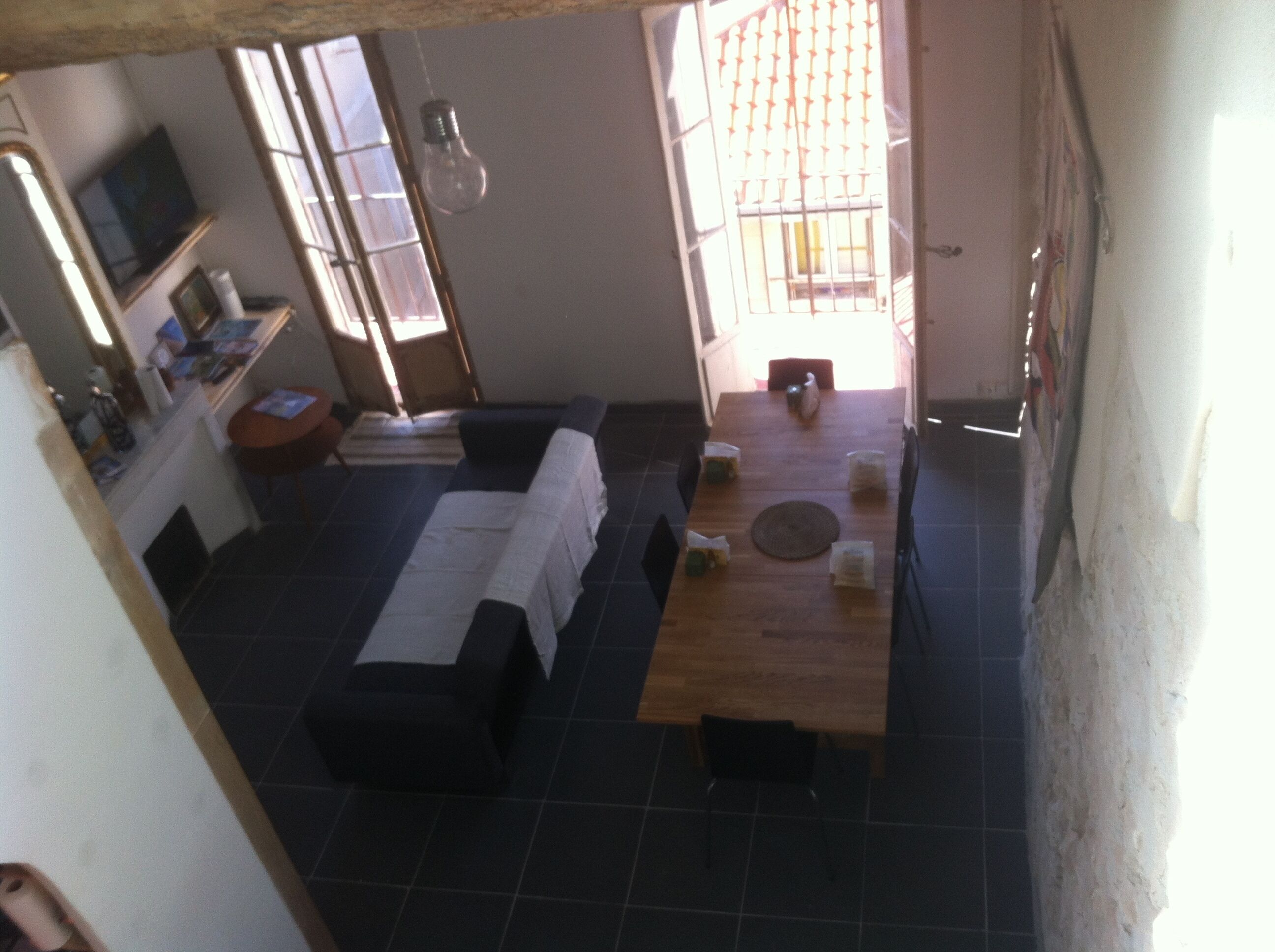 loft with large terrace overlooking the sea near the MUCEM / Panier district