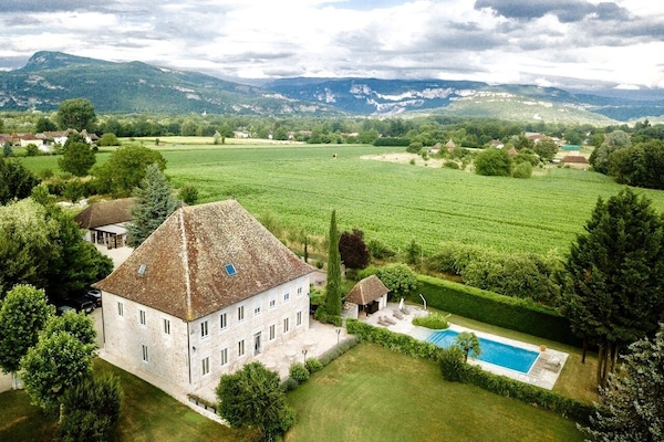 Vue aérienne Domaine du Manoir