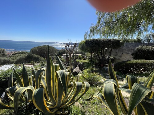 Le Lavandou, New Luxury Apartment, Panoramablick auf das Meer, Terrassen